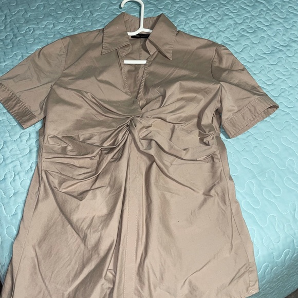 Cute size 4 Tan Top. MUST BE BUNDLED - Picture 2 of 7
